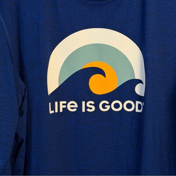 Life Is Good Active Ocean Wave Graphic Tee - Picture 5 of 7